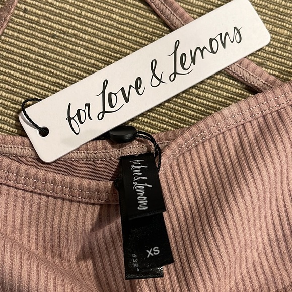 New with tags! For Love and Lemons Ribbed Chloe sports bra - Picture 4 of 5